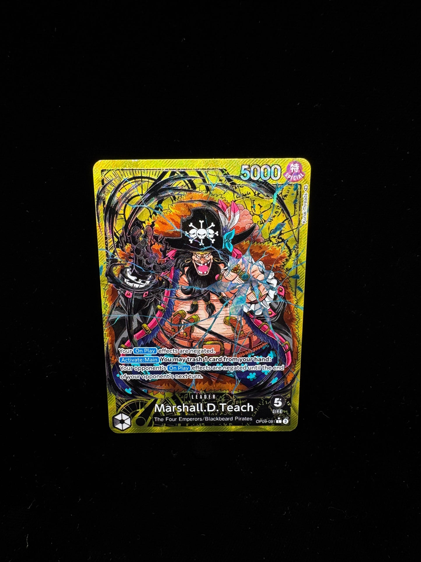 OP09 Gold Limited Kunai Teach