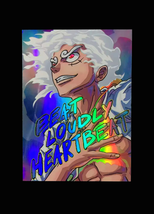 Beat Heartbeat Loudly Holographic Sleeves