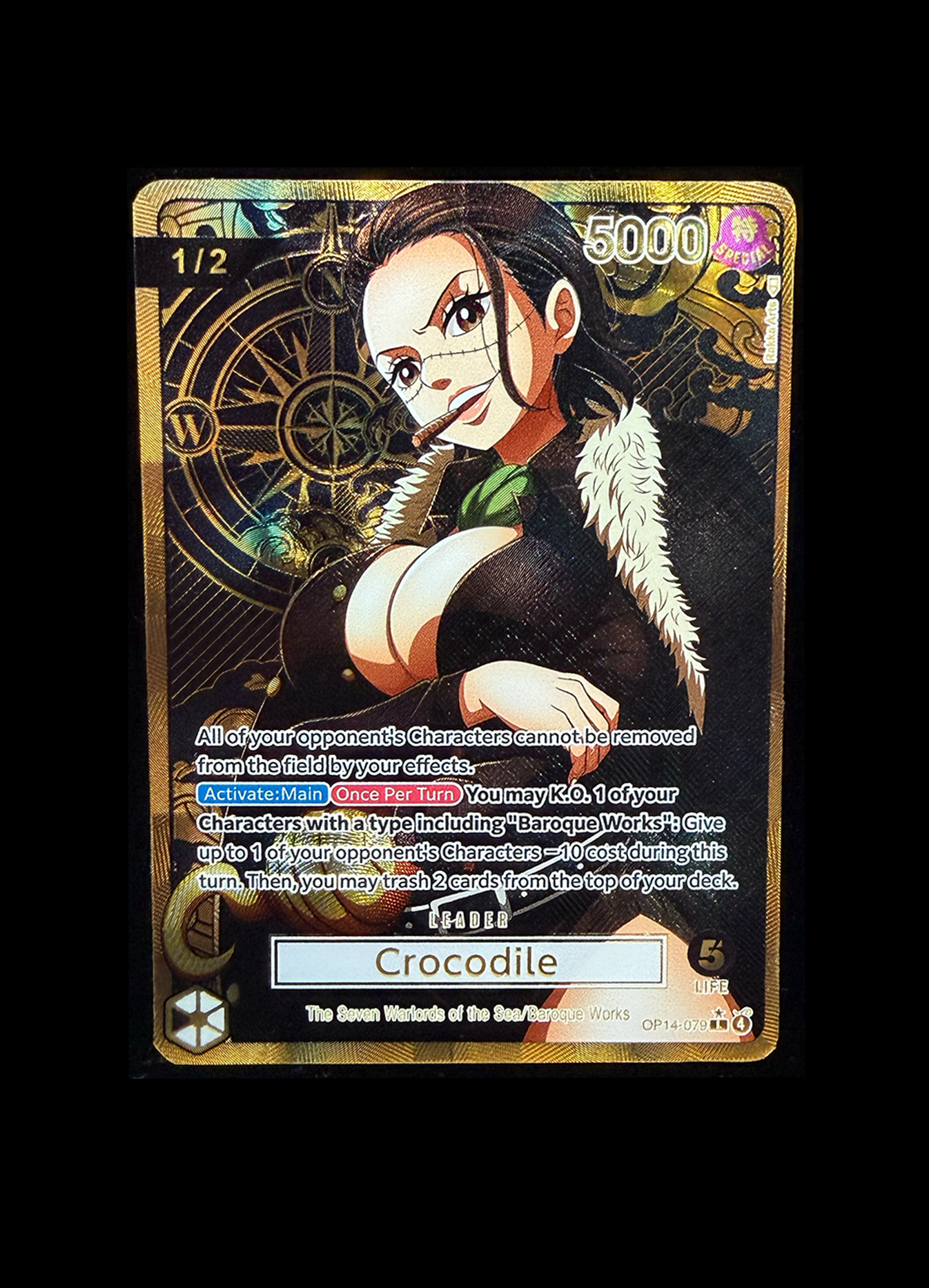 OP14 Crocodile Prizm Serial – KaizokuKards