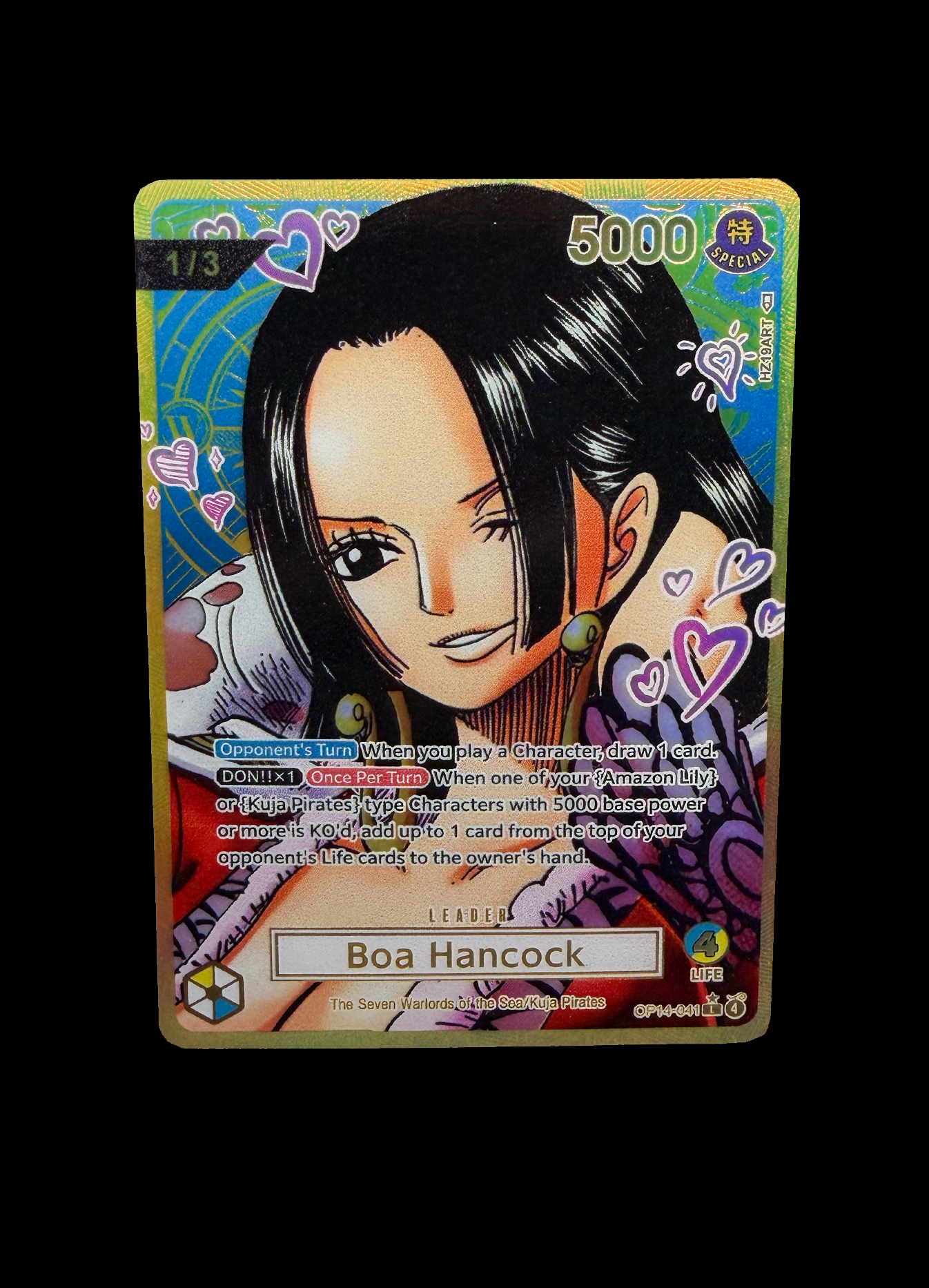 OP14 Boa Manga Face Glowing Serial