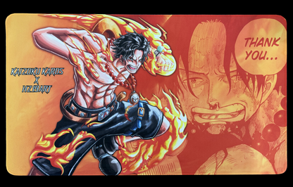 Fire Fist Ace Playmat