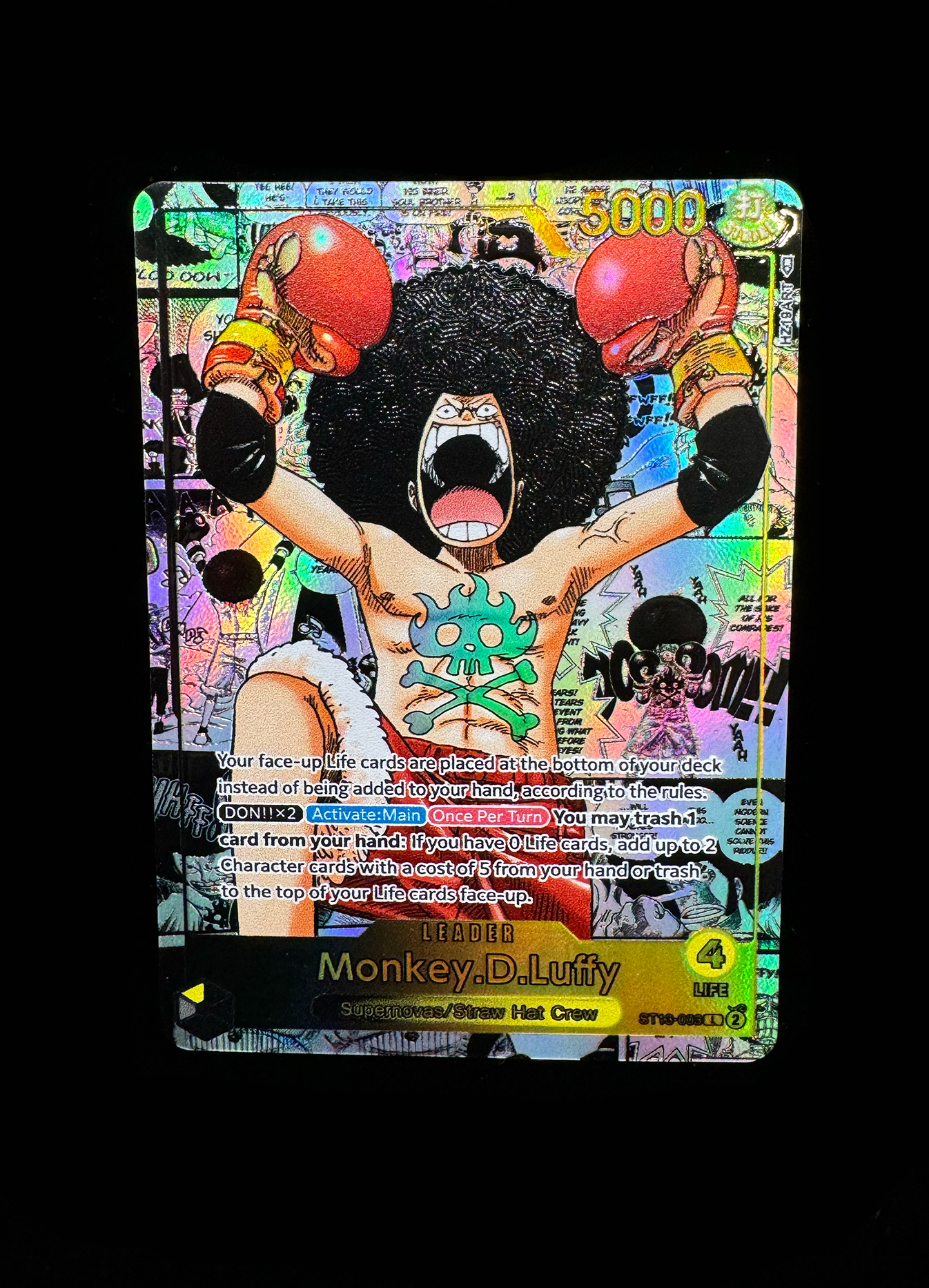 Double Sided ST13 Monkey D. Luffy SUPER POWERED