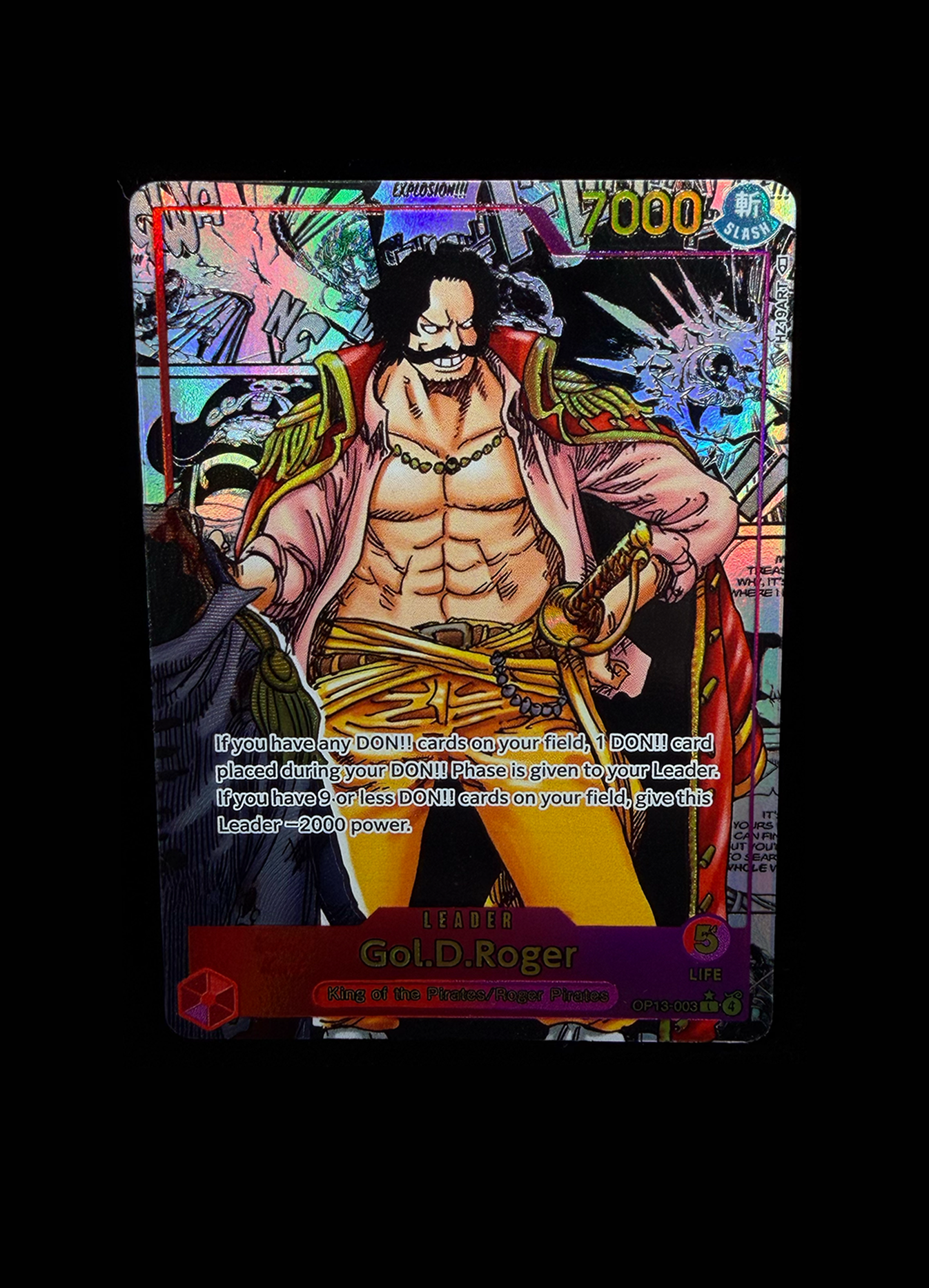 OP13 Manga Gol D. Roger