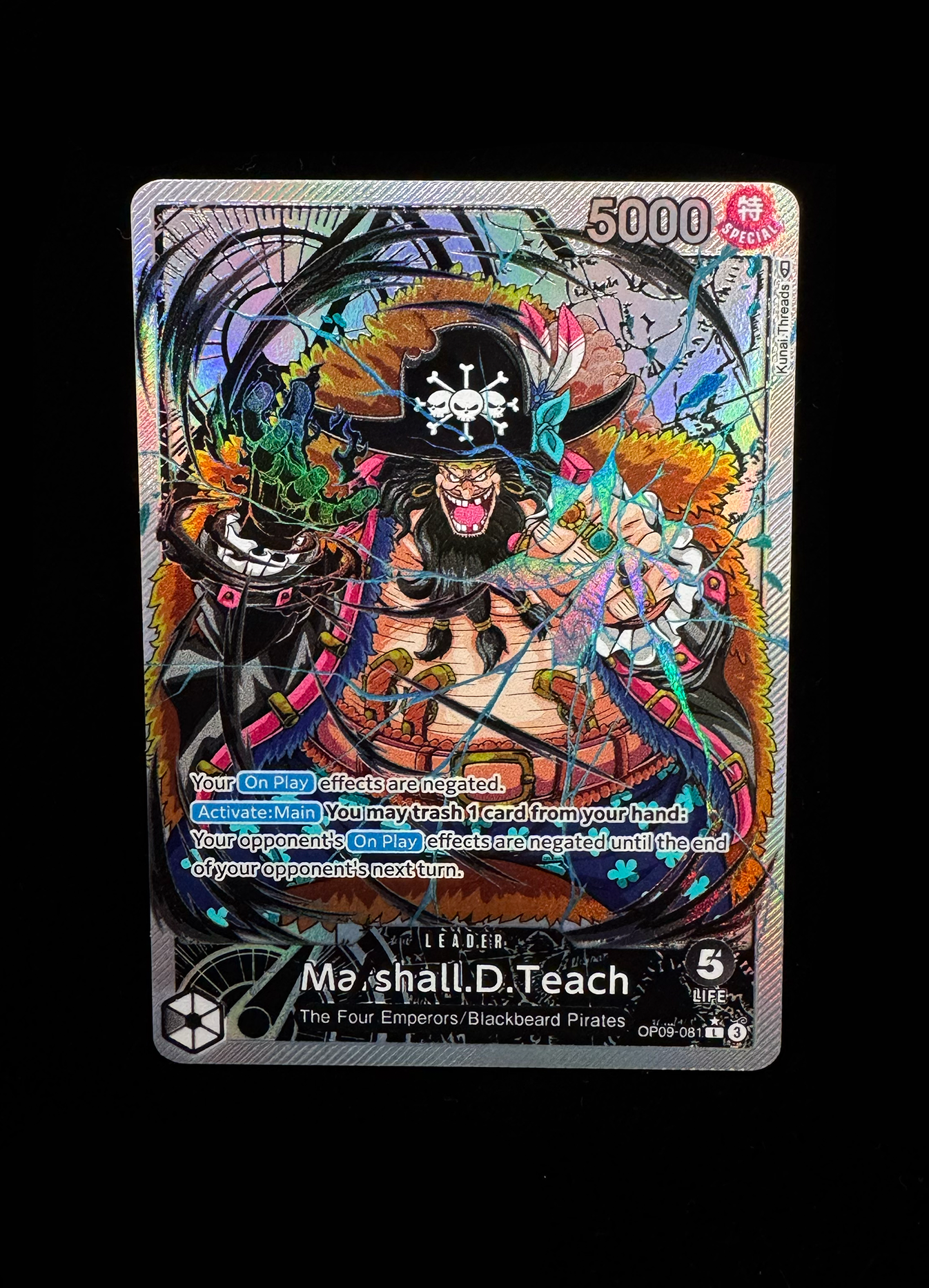 OP09 Kunai Blackbeard