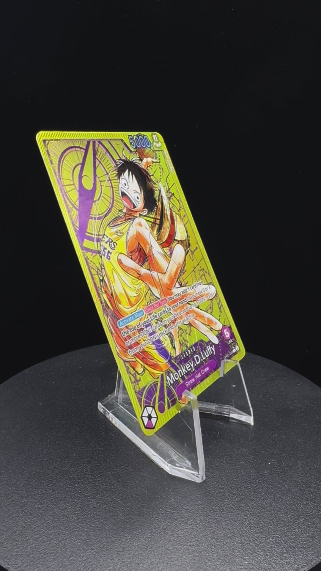 ライガー　カードセット Roronoa Zoro L OP12-020 Parallel Legacy of the Master ONE PIECE