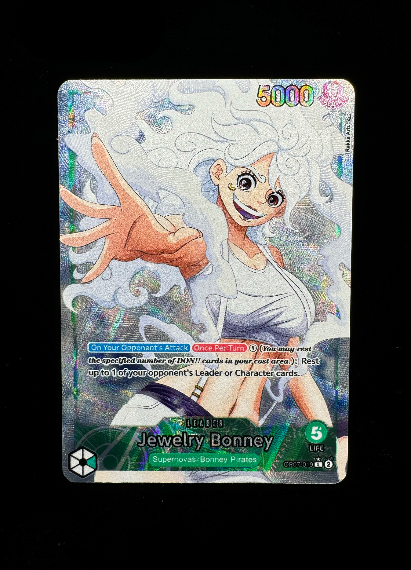 OP07 RakkArts Joygirl Bonnie - Limited Star Foil