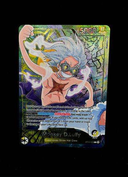 ST13 Rocket Luffy Limited Warp Foil