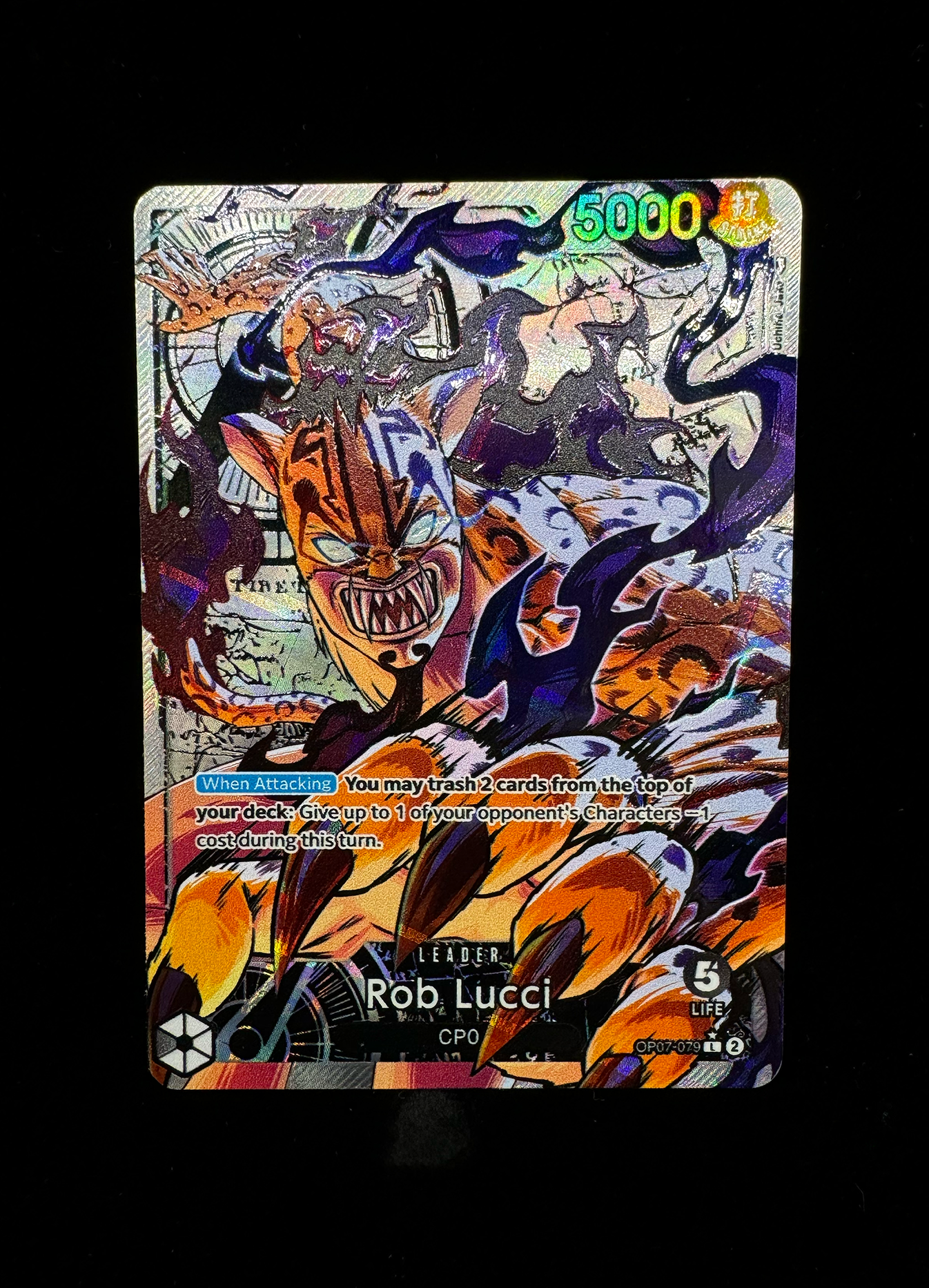 OP07 Awakened Rob Lucci - Limited Star Foil