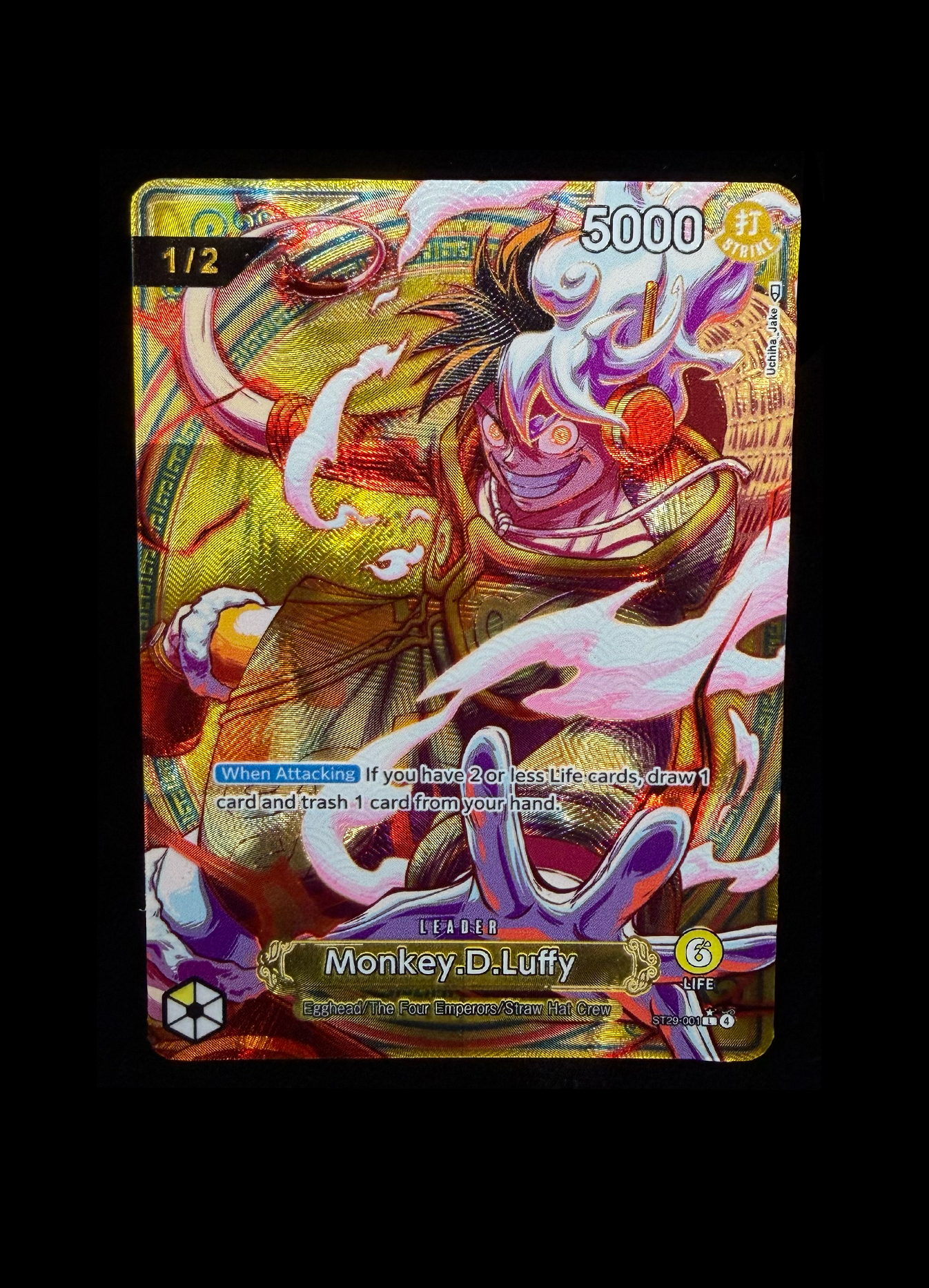 ST29 Luffy Prizm Gold Serial